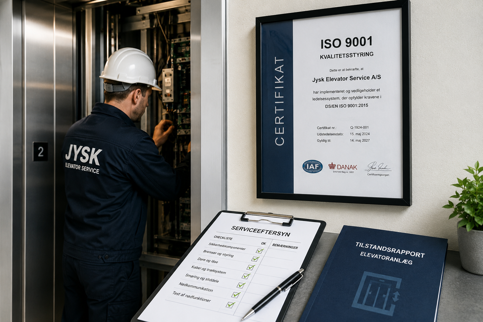 ISO 9001 i elevatorbranchen – hvad certificeringen egentlig forpligter til
